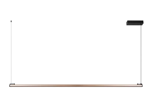 Lucide BRAGA - Pendelleuchten - LED Dim. - CCT - 1x36W 2700K/4000K - Hand-Bewegungssensor - Kaffee | Premium - ausgeschaltet